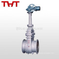 Electric different type of resilient seated forged steel gate valve flanged end